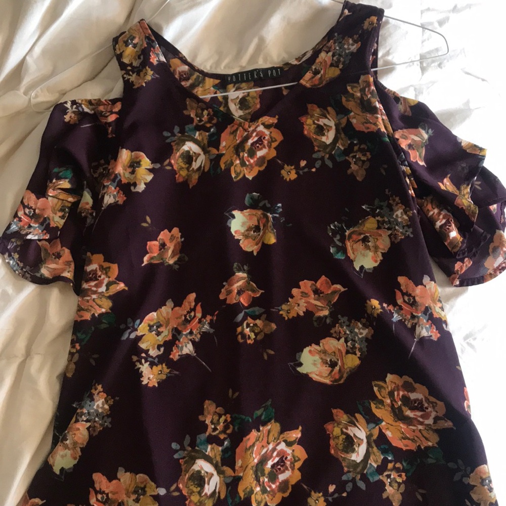 Floral Dry Goods top